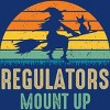 Women's Design By Humans Regulators Mount Up Halloween Witch By RedBirdLS Racerback Tank Top - 2 of 3