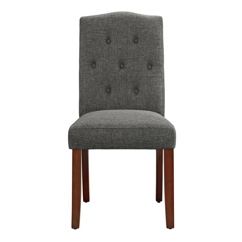 DHP Emilia Upholstered Tufted Dining Chair, 1 of 5