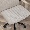 Lyngins Ergonomic Office Chair, 360° Swivel Chair with Height Adjustable, Armless Vanity Chair, Computer Desk Chair, Home Office Desk Chair - 4 of 4