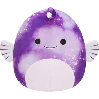 Squishmallows 8" Easton The Anglerfish - Official Kellytoy Plush - Cute and Soft Fish Stuffed Animal Toy - Great Gift for Kids