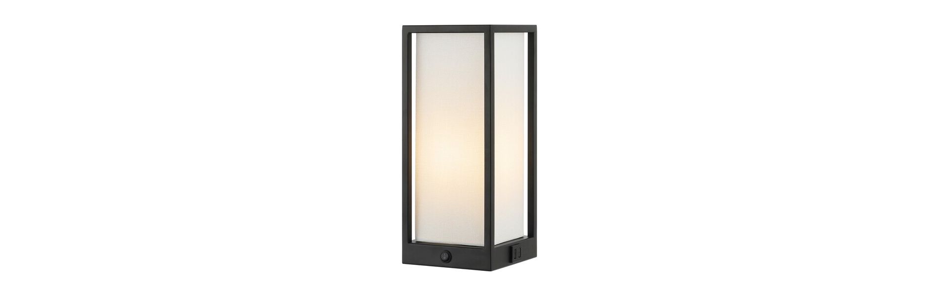 Adel Table Lamp W/ USB Port - 12.25 Inch Height - TBL4504 - Black - Safavieh