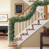 Puleo 9'x10" Artificial Lexington Fir Christmas Blue/Green Garland - 2 of 4