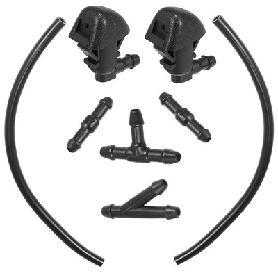 Unique Bargains 1 Set Windshield Washer Nozzle for Honda Pilot 09-12 14-15 76810-SZA-A01ZA Black