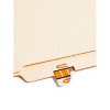 Smead A-Z Color-Coded Bar-Style End Tab Labels Letter U Light Orange 500/Roll 67091 - 2 of 4