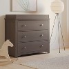 Child Craft Harmony 3 Drawer Dresser with Removable Changing Table Topper, Ample Storage, Anti-Tip Kit Included to Prevent Tipping, Baby Safe Finish - 2 of 4