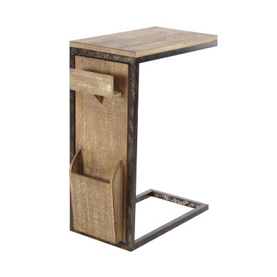 Rustic Side Table Brown - Olivia & May