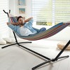 Sorbus Double Hammock With Steel Stand - Portable Carrying Case Included - 4 of 4
