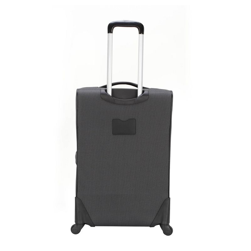 Skyline Softside Medium Checked Spinner Suitcase - Gray, 5 of 11