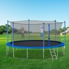 Aukfa 14FT Trampoline with Safety Enclosure Net,Outdoor Trampoline,UV-Resistant Jump Mat ,for Kids and Adults Backyard Fun - 2 of 4