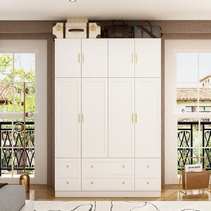 FUFU&GAGA Modular Combination Wardrobe, Large Storage Space, Creating Exquisite Storage Life - 1 of 4