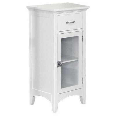 Madison Avenue 2 Door Floor Cabinet White Elegant Home Fashions