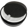 Nispira True HEPA H13 Air Filter Replacement for hOmeLabs Compact Air Purifier HME020248N 3 Stage Filtration with Night Light Office Bedroom, 3 Units - 3 of 4