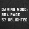 Mens Gaming Mood Rage Or Delighted T Shirt Funny Retro Video Games eSports Novelty Tee - Crazy Dog Men's T Shirt - 2 of 4