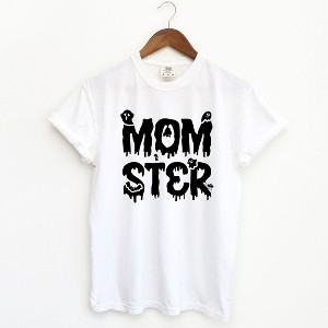 Simply Sage Market Women's Momster Halloween Short Sleeve Garment Dyed Tee - 1 of 4