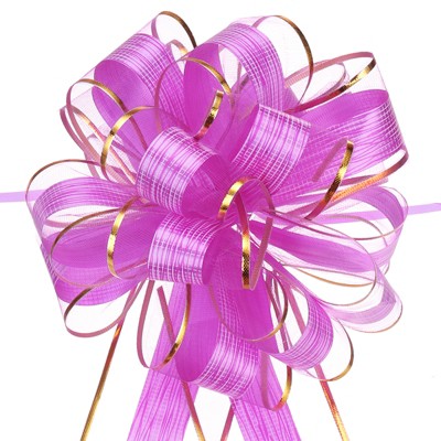 Unique Bargains Wedding Baskets Presents Christmas Large Pull Bow Gift Wrapping Bows Ribbons 20 Pcs