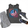 The Juniper Shop SmileyWorld Patriotic Checkered Lightning Youth Tank Top - 3 of 4