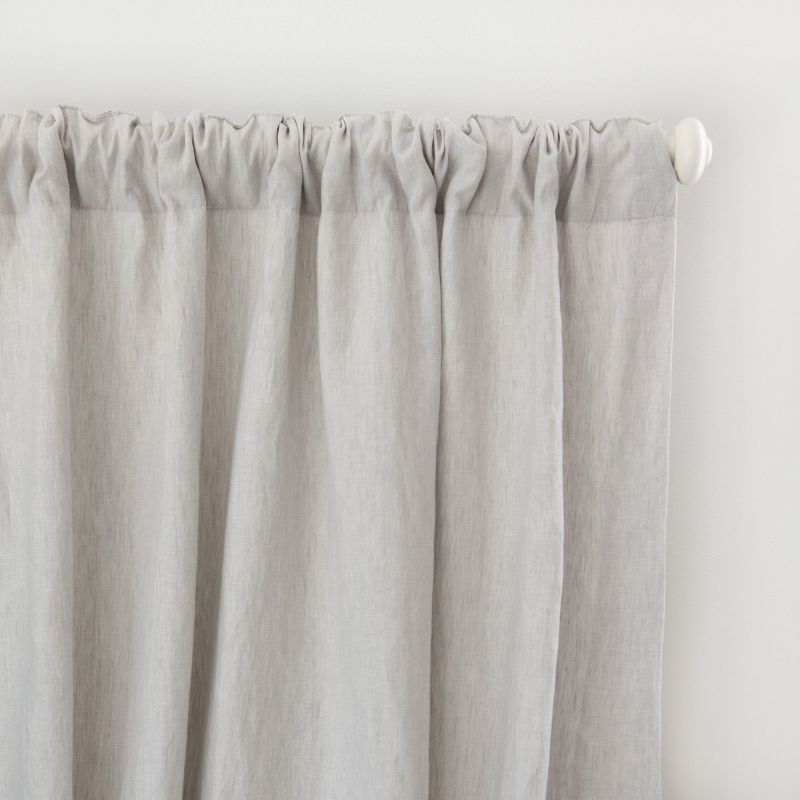 100% French Linen Window Curtain Set | BOKSER HOME, 3 of 7