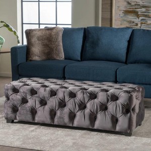 NicBex 50.75" Bench Rectangle Comfortable Ottoman with Padded Seat Cushion for Bedroom, Living Space - 1 of 4
