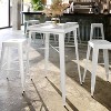 Flash Furniture Commercial Grade 23.75" Square Metal Indoor-Outdoor Bar Height Table - 2 of 4