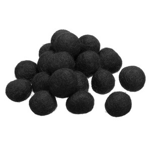 Unique Bargains Home Handcrafts Project DIY Wool Felt Balls Beads 50 Pcs - 1 of 3