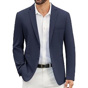COOFANDY Men's Casual Blazer Slim Fit Suit Jackets Two Button Lightweight Knit Sport Coat - 1 of 4
