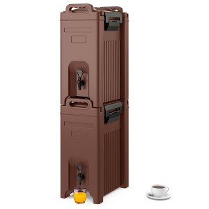 Costway 1/2/3/4 PCS Insulated Beverage Server/Dispenser 5 Gallon Hot & Cold Drinks with Handles Coffee - 1 of 4
