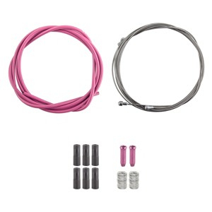 Clarks Stainless Steel Sport Brake Kit Front and Rear Pink - 1 of 1