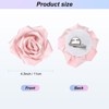 Unique Bargains Handmade Big Rose Flower Brooches and Pins for Women 4.3 Inch 1 Pc - 3 of 4
