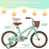 16 Inch Kids Bike for 2-7 Years Girls, Toddler Girls Bike with Training Wheels & Coaster Brake, Children Bicycles, Multiple Colors - 2 of 4