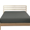 Brushed Microfiber Fitted Sheet Only, Super Soft Hotel Quality Fitted Sheet with Deep Pocket - NTBAY - 2 of 4