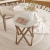 JIONJOY Round End Table with 4-Leg Base – Modern Farmhouse & Boho Style Side Table for Living Room or Bedroom - 2 of 3