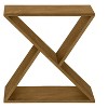 Monarch Specialties Accent Table 2 Tier End Side Table Square Nightstand Bedroom Lamp Brown Veneer Traditional - 4 of 4