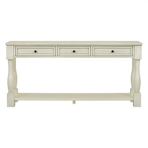 Tramull Console Table with 3 Drawers, Extra-Long Sofa Table with Shelf for Entryway & Living Room - 1 of 4
