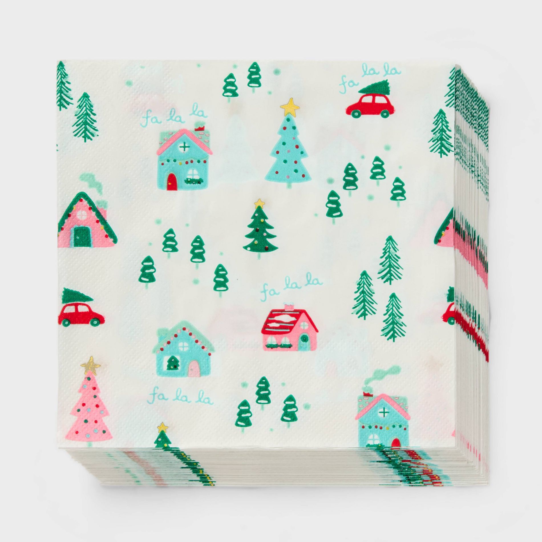 30ct Christmas Winter Village Lunch Napkins - Spritz™