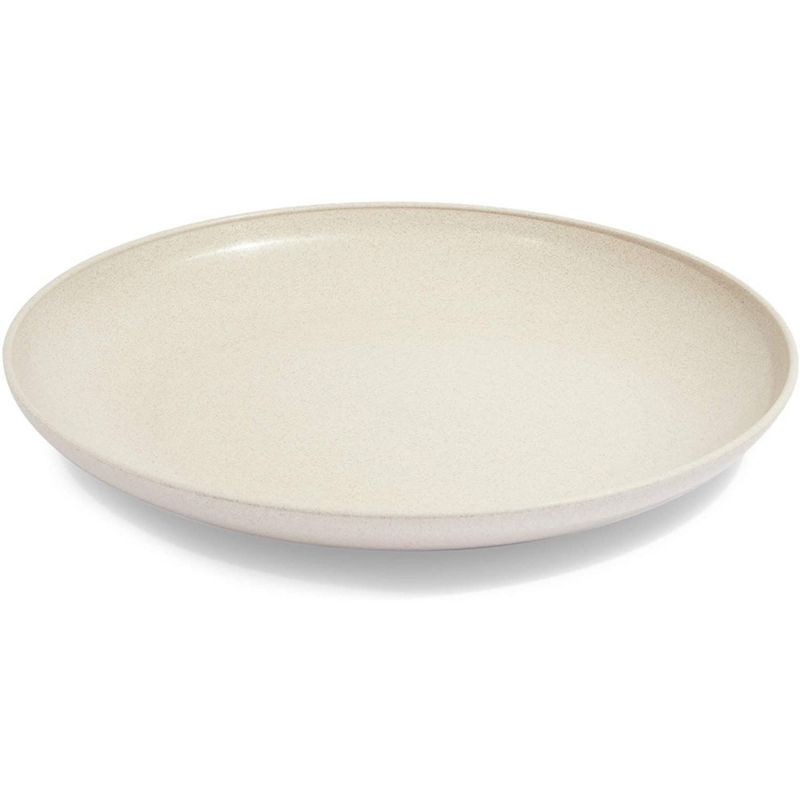 Okuna Outpost Set of 6 Beige Unbreakable Wheat Straw Cereal Dinner Plates Set for Kids, 8 In, 5 of 8