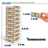 NCAA Michigan Wolverines Giant Wooden Tumbling Tower - 3 of 4