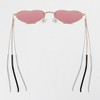 Anna-Kaci Women's Stylish Heart-Shaped Polarized Sunglasses UV400 Protection - 4 of 4