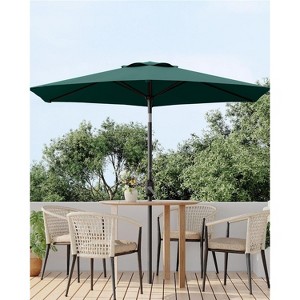 7.5FT Patio Umbrella with Tilt & Crank, 6-Rib UV Protective Canopy, Waterproof Outdoor Shade for Pool, Garden and Deck - 1 of 4