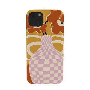 Miho Checkered retro flower potSnap iPhone Case - Society6 - 1 of 1