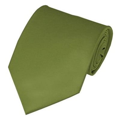 Men's Solid Color Traditional 3.35 Inch Wide And 58 Inch Long Neckties