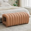 Hyleory Easy-Connected Footrest Stool Pet-Friendly - 2-in-1 Bed Bench & Play Tunnel with 2 Removable Pads - 2 of 4