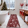 Christmas Rug Thin Washable Rug with Non Slip Rubber Backing - 3 of 4
