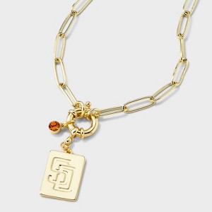 Bijoux Sport by Luv Aj MLB Gold Dog Tag Charm Necklace - 1 of 4
