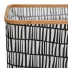 Household Essentials Bamboo Rimmed Rectangular Krush Hamper - image 4 of 4