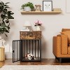 Etelifrank Decorative Dog Crate with Drawer - Modern Pet Furniture for Home Use - 4 of 4