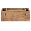 Kate & Laurel All Things Decor 14" x 5" Domio Hanging Pocket Desk Organizer Light Brown: Wall Mounted Storage, Office Accessory - 4 of 4