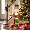 LuxenHome Tall Nutcracker Red Soldier with Tray, Battery-Operated Holiday Decoration with Lights - 2 of 4