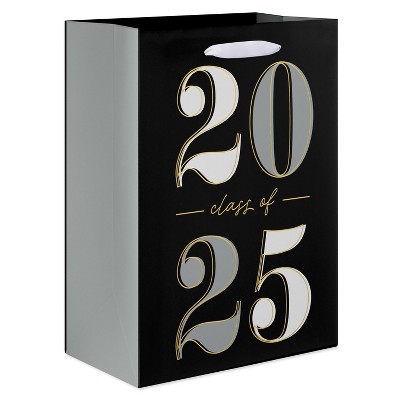 Graduation Large Gift Bag Class of 2025 on Black