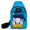 Disney Bag, Sling, Donald Duck Face Close Up, Blue, Bounding, Vegan Leather - 2 of 4