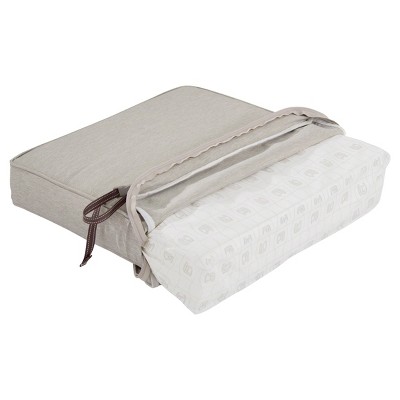 Heather Grey Montlake FadeSafe 42" Patio Bench Cushion